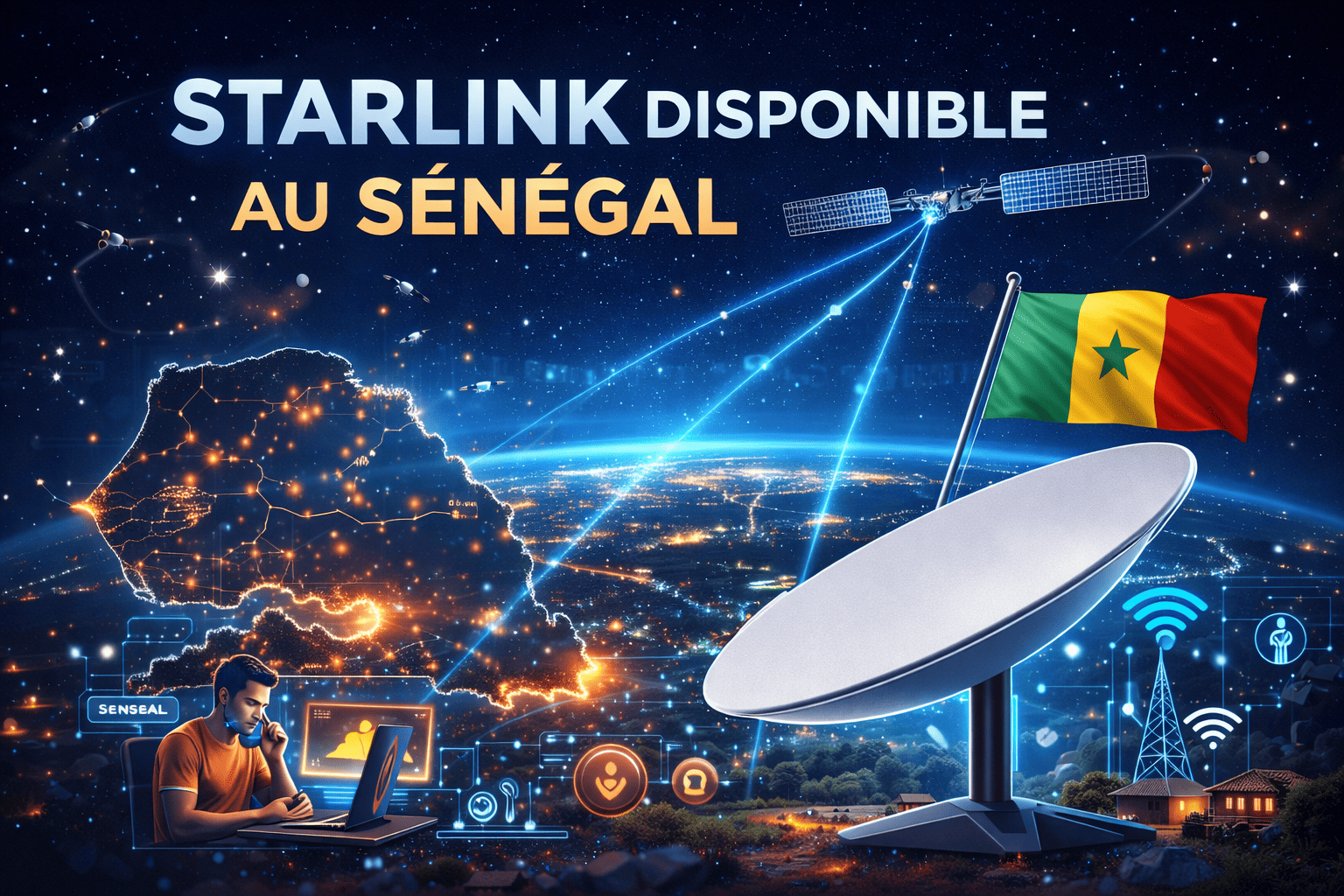 Starlink est maintenant disponible au Sénégal : révolution ou défi pour la connectivité nationale ?